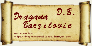 Dragana Barzilović vizit kartica